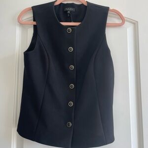 Rag & Bone Black Sleeveless Vest